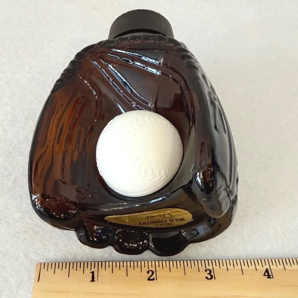 Avon Wild Country Aftershave Bottle Baseball Glove‎ 5 oz 2002 Collectible